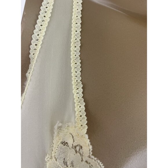 Vintage Vassarette Women's 36 Yellow Nylon Romper Teddy Lingerie - Picture 3 of 11